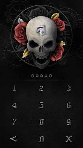 AppLock Theme Death Skeleton ekran görüntüsü
