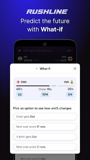 RushLine : Cricket Prediction ekran görüntüsü