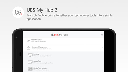 UBS My Hub ekran görüntüsü