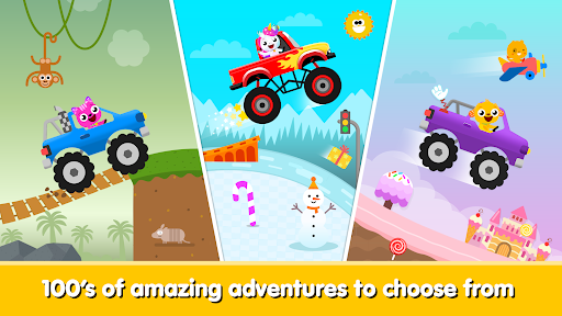 Kids Monster Truck Games 2+ ekran görüntüsü