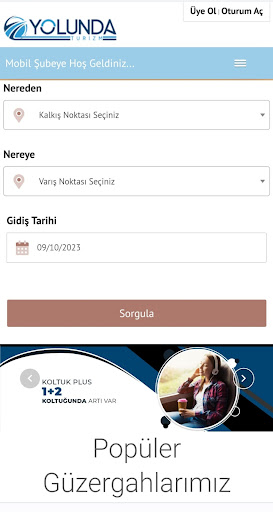 Yolunda Turizm ekran görüntüsü