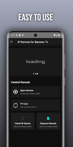 Remote for Bensten tv ekran görüntüsü
