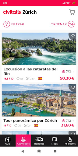 Guía de Zúrich por Civitatis ekran görüntüsü
