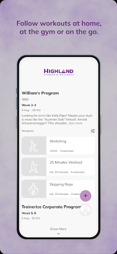 Highland Fitness and Wellness ekran görüntüsü