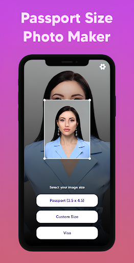 Passport Size Photo Maker-VISA ekran görüntüsü