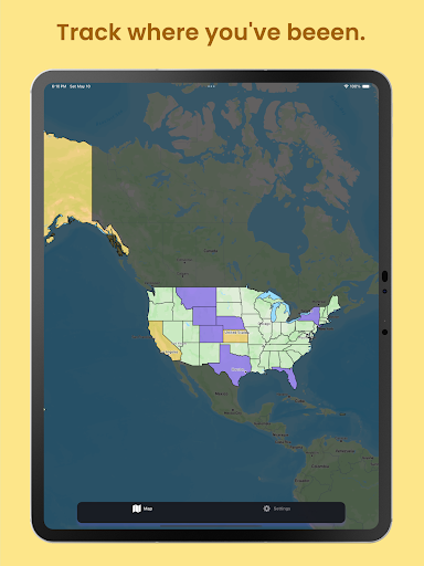 USA States - Map Tracker ekran görüntüsü