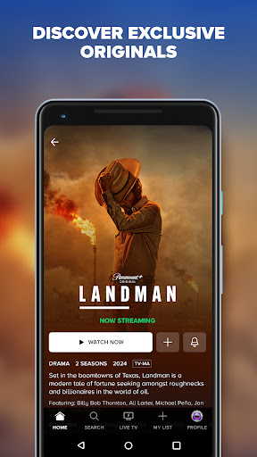 Paramount+ ekran görüntüsü