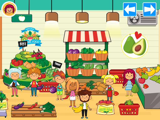My Pretend Grocery Store Games ekran görüntüsü