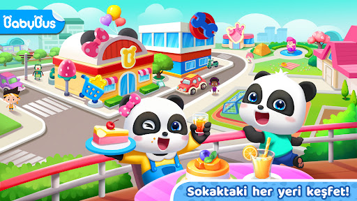 Baby Panda's Town: Sokak ekran görüntüsü