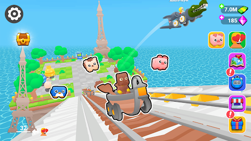 Obby Parkour: Going Cart Race ekran görüntüsü