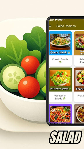 Salad Recipes ekran görüntüsü