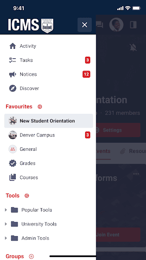 MyICMS ekran görüntüsü