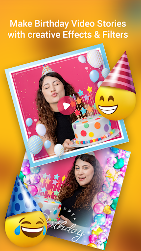Birthday Video Maker - Stories ekran görüntüsü