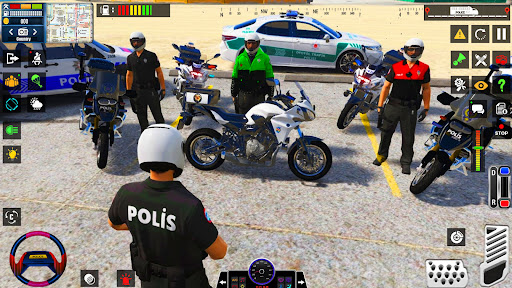 Polis Bisikleti Dublör Oyunu ekran görüntüsü