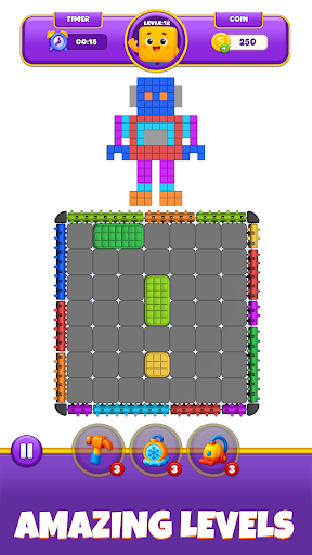 Pixel Color Block Jam ekran görüntüsü