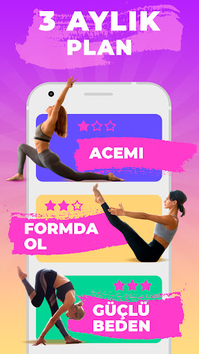 Pilates programı hareketleri ekran görüntüsü