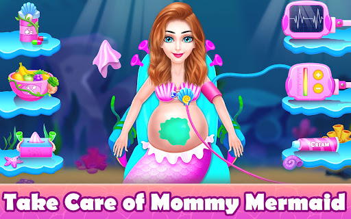 Mermaid Game: Newborn,Pregnant ekran görüntüsü