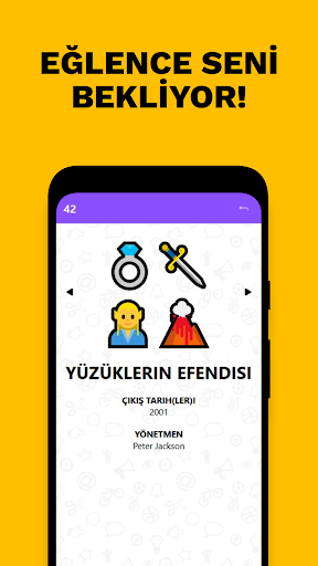 Emojilerden Film Dizi Bulmaca ekran görüntüsü