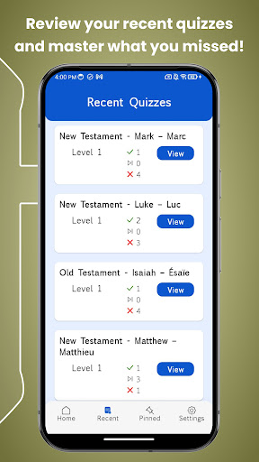 French Bible Quiz ekran görüntüsü