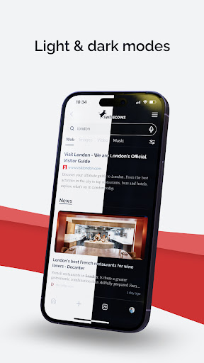 Swisscows Private Search ekran görüntüsü