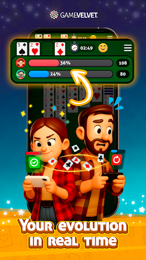 Solitaire Duel: Klondike ekran görüntüsü