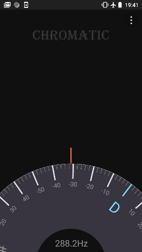 Chromatic Tuner ekran görüntüsü