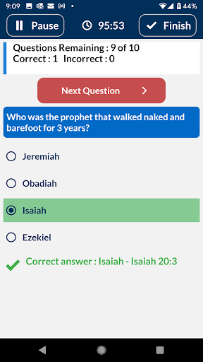 Bible Trivia Quiz, Bible Guide ekran görüntüsü