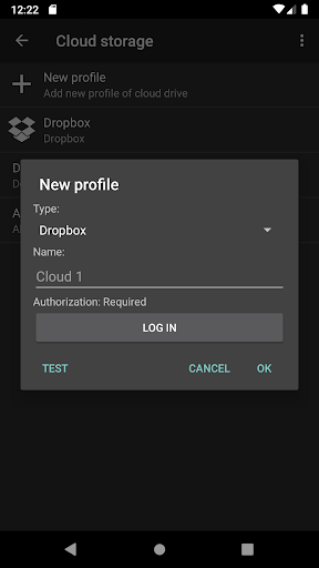 ZArchiver Cloud Plugin ekran görüntüsü