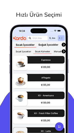 Kardo POS ekran görüntüsü