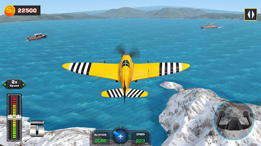 Flying Simulator Pilot Game 3D ekran görüntüsü