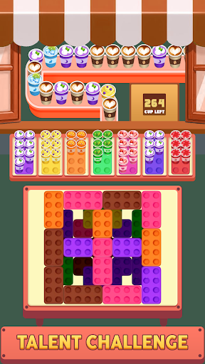 Coffee Sort: Mania Puzzle Game ekran görüntüsü
