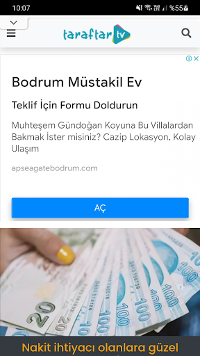 Taraftar Tv ekran görüntüsü