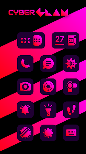 CyberGLAM - Icon Pack ekran görüntüsü