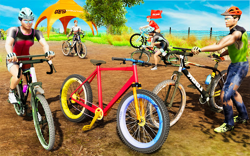Yokuş Yukarı BMX Yarış Oyunu ekran görüntüsü