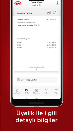OYAK Mobil ekran görüntüsü