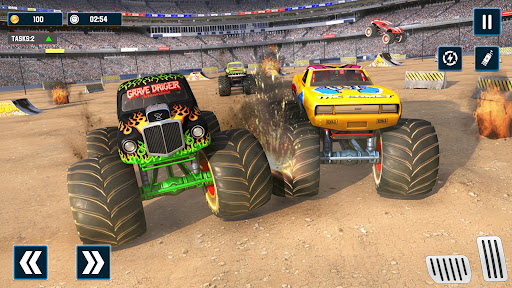 Monster Truck Game Derby Truck ekran görüntüsü