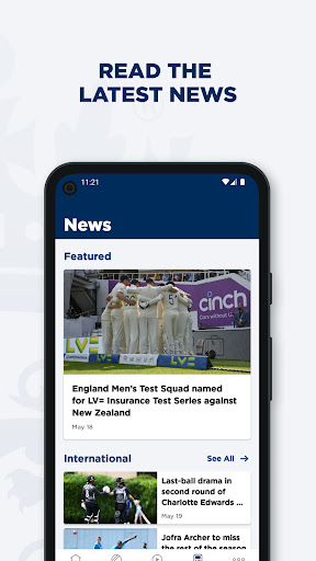 England Cricket ekran görüntüsü
