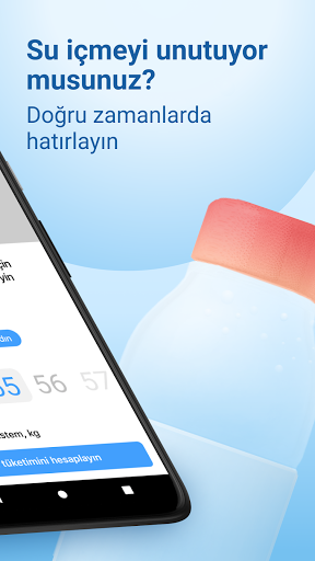 Su takipçisi. İçme hatırlatma ekran görüntüsü