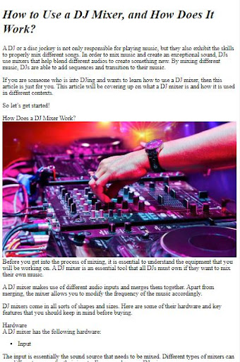 How to Play DJ ekran görüntüsü
