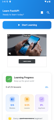 Learn FastAPI ekran görüntüsü