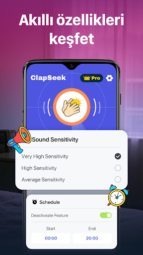 Alkışla telefonu bul- ClapSeek ekran görüntüsü