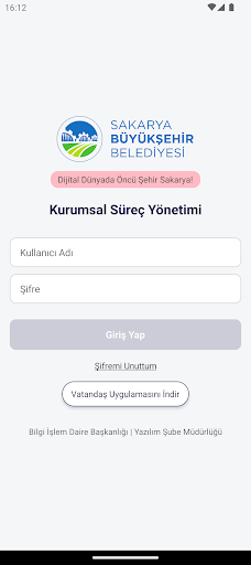 SBB Kurumsal ekran görüntüsü