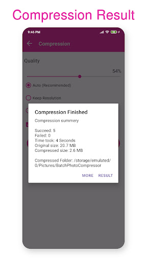 Photo Compressor ekran görüntüsü