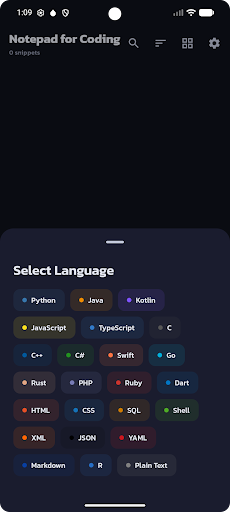 Notepad For Coding ekran görüntüsü