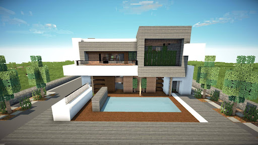 MCPE için Modern Ev Haritası ekran görüntüsü