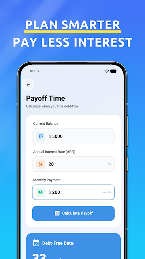 Credit Card Debt Payoff ekran görüntüsü