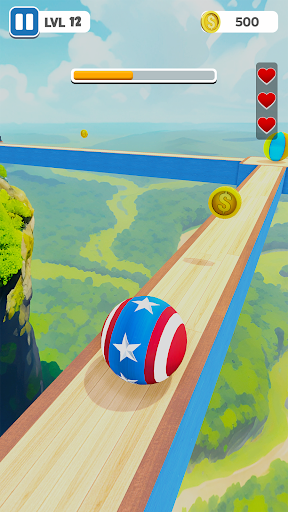 Skyball Run Rolling Ball Game ekran görüntüsü