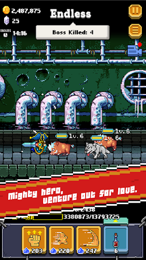 Idle Might Hero ekran görüntüsü