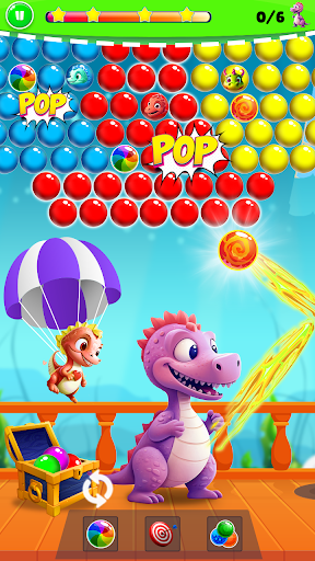 Dinos Rescue : Aim Bubbles Pop ekran görüntüsü