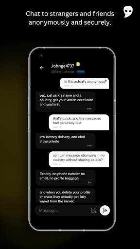 Vanish - Chat Anonymously ekran görüntüsü